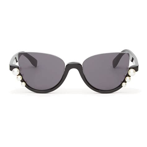 fendi pearl sunglasses black|Women's Designer Sunglasses .